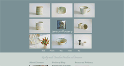 Desktop Screenshot of jansonpottery.com